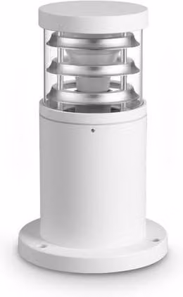 Netlighting Tronco White Outdoor Pedestal Light, Height: 25 cm, IP65, 1x E27