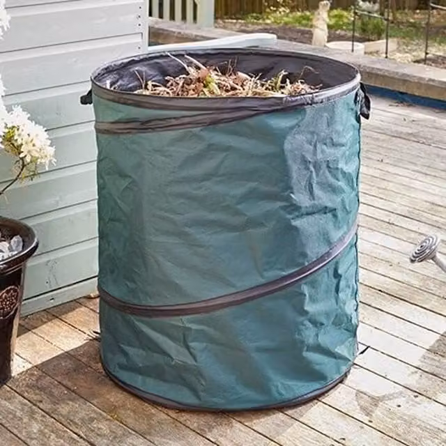 Primrose Jumbo Sized Pop Up Garden Waste SpringBin in Green