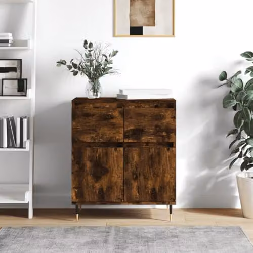 vidaXL Sideboard in Brown Engineered Wood, W/D/H: 60 x 35 x 70 cm – 2