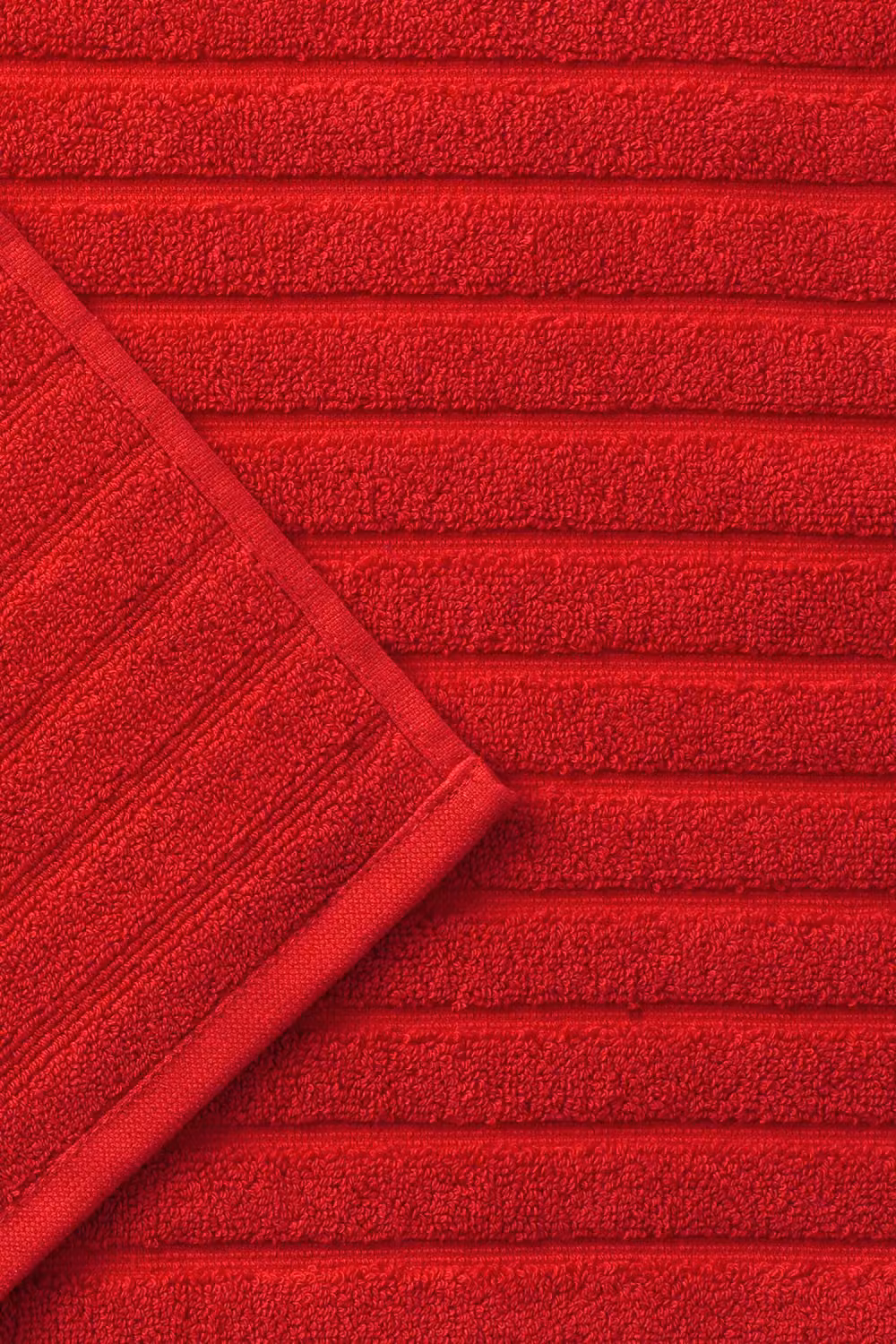 Christy Prism Luxury 100% Turkish Cotton Striped Bath Mat in Red – 2