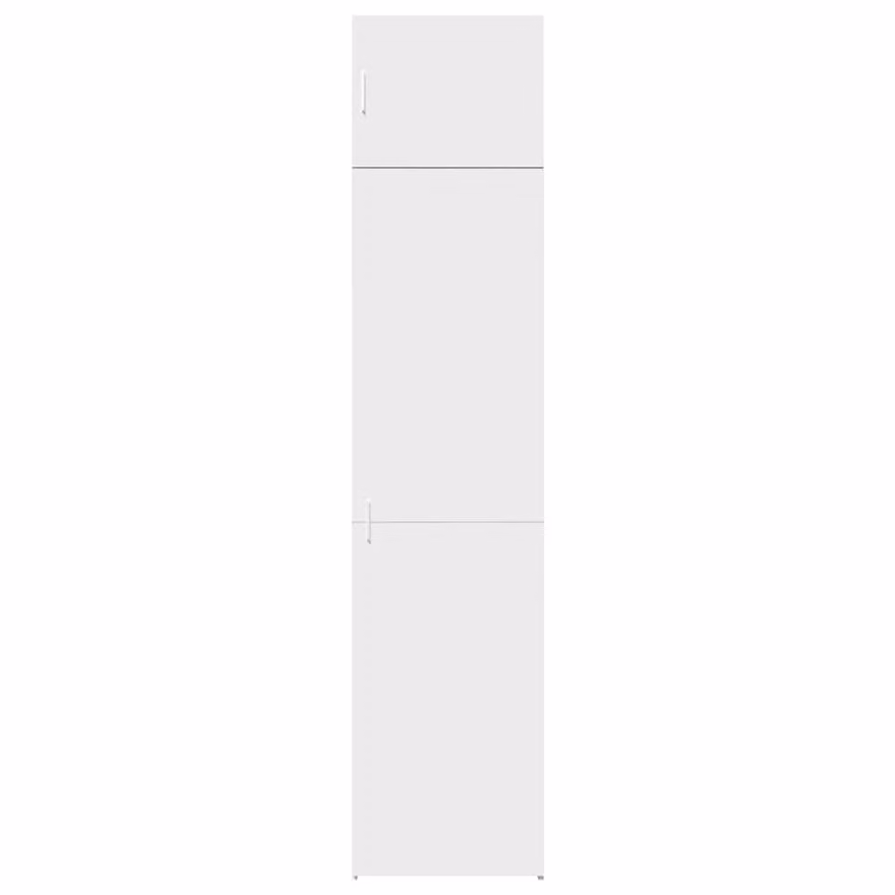 Berkfield Home Slim Storage Cabinet in White, W/D/H: 50 x 42.5 x 225 cm – 2