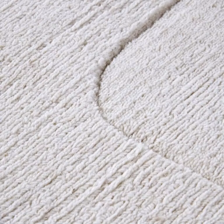 Villeroy & Boch 1906 Charlotte Wool Rug, White, W: 80 cm, L: 250 cm