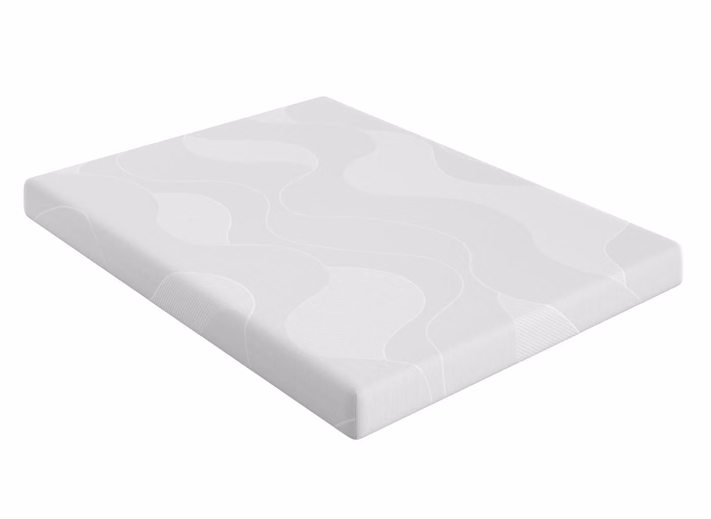 Dreams Flex Foam Zoned Mattress in White with Comfort Foam and Knit Fabric