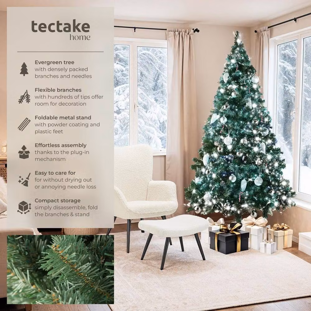 tectake Green Christmas Tree, Height: 180 cm – 2
