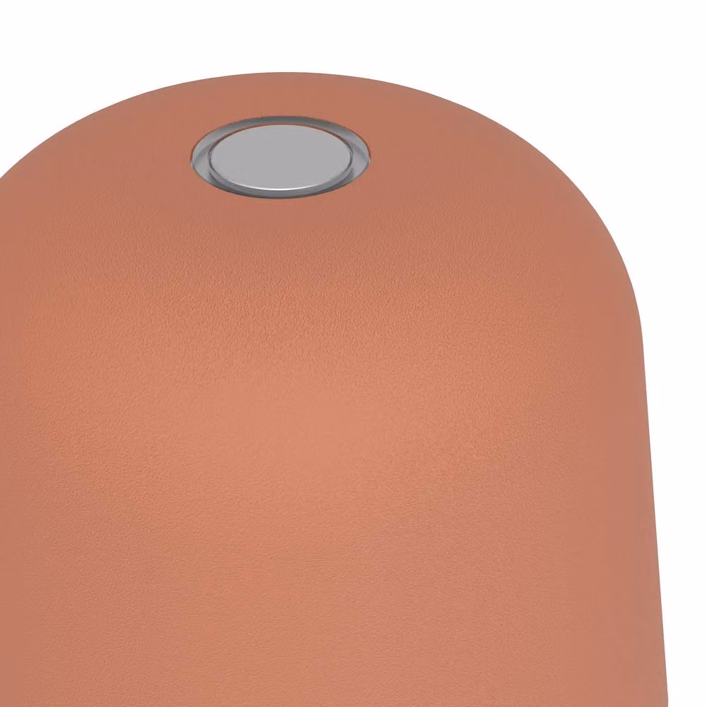 Eglo MANNERA-S Portable Red LED Table Light with Rechargeable Battery and Dimmer Function, H 23.5 cm x W 23.5 cm x D 8.5 cm – 3