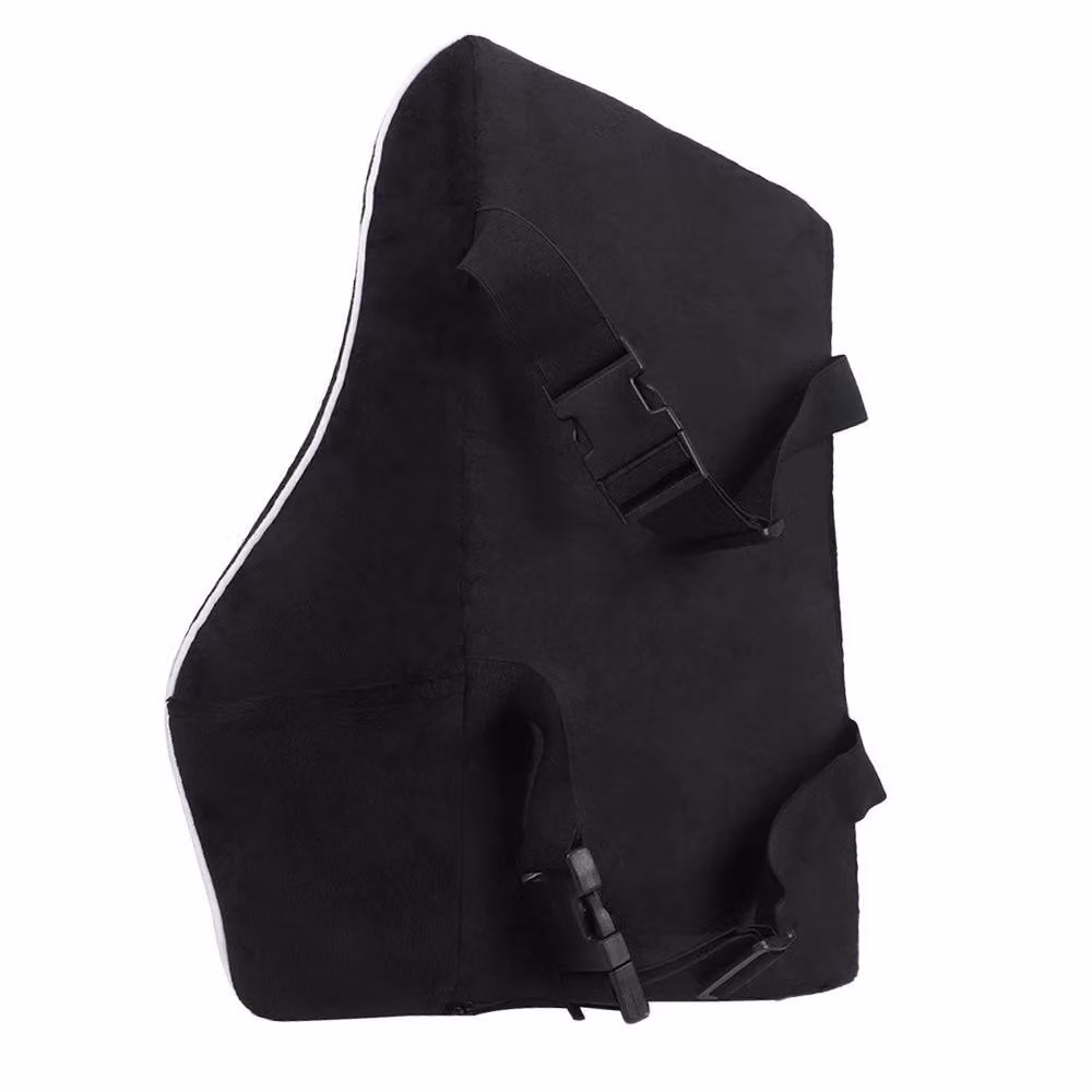 NESTLUNE Memory Foam Lumbar Support Back and Seat Cushion in Black, W/D/H: 190 x 100 x 1 cm – 2