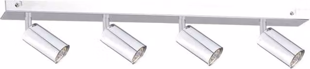 Netlighting Eye Dimmable Ceiling Spotlight Bar in Silver, 60 cm, 4x GU10