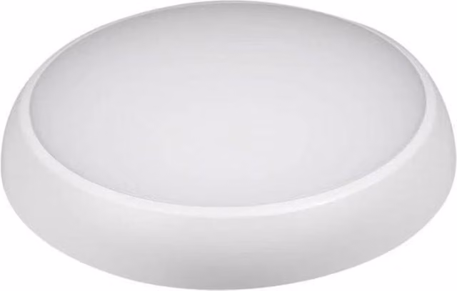 CGC Lighting Ultralux IP65 LED Round Surface Bulkhead in White with Switchable CCT Colour Temperature and Power Output