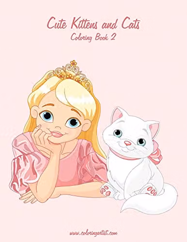 Cute Kittens and Cats Colouring Book 2: Volume 2 by Createspace