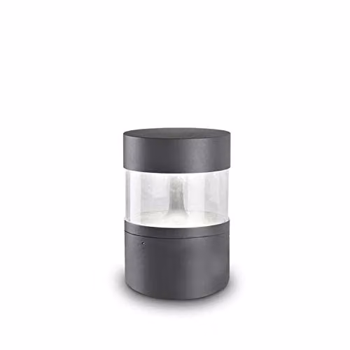 LEDS C4 Newton LED Outdoor Pedestal Floor Light in Urban Grey, IP65 Rated