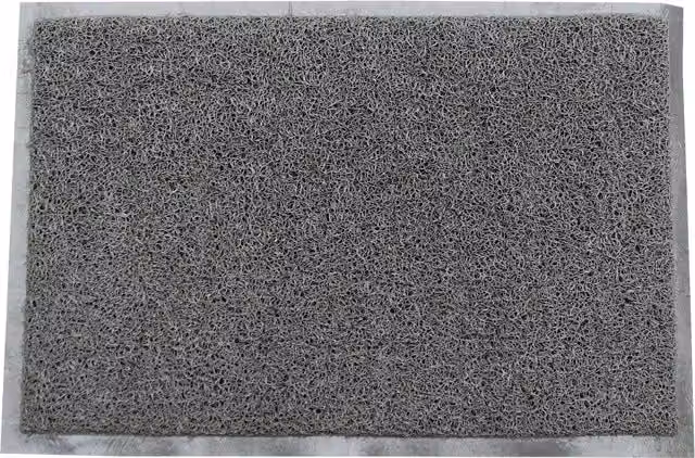Doortex Twistermat Grey Indoor Vinyl Door Mat, W: 60 cm, D: 90 cm
