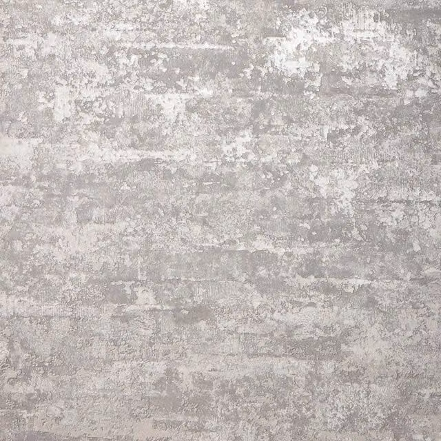 I Love Wallpaper Valencia Abstract Industrial Wallpaper in Silver and Grey Roll