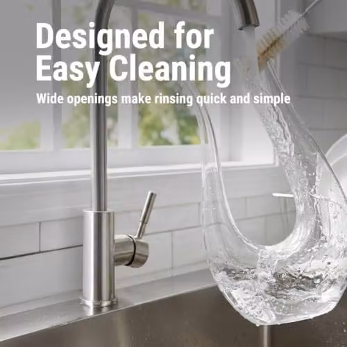Gr8 Home Glass Wine Decanter, Transparent, 1.5 l – 5