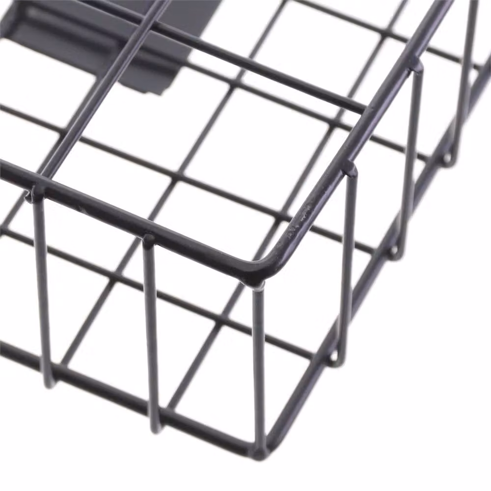 Nordara Black Metal Wall Mounted Wire Magazine and Newspaper Storage Rack – 3