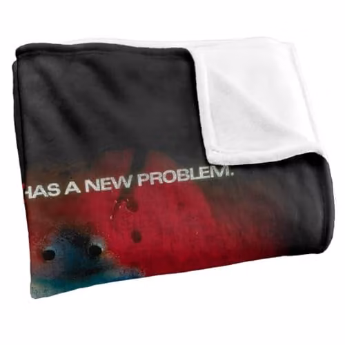LOGOVISION Friday The 13th Part VIII Jason Takes Manhattan Vintage Poster Super Soft Fleece Throw Blanket, W/D/H: 91 x 147 cm, Multicolour – 2