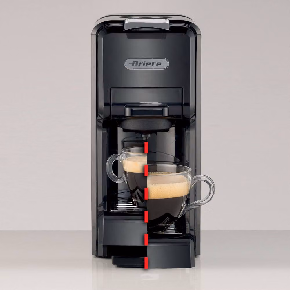 Ariete 4-in-1 Nespresso Original Compatible Pod Coffee Machine, Black – 8