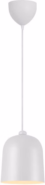 Nordlux Angle Metal Pendant Light in White and Grey, E27, Diameter: 21 cm – 1
