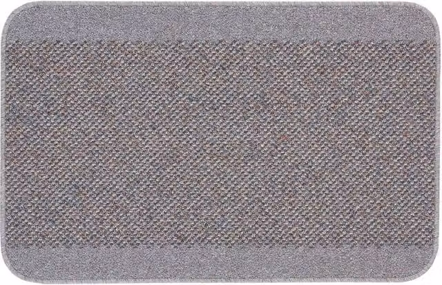 The Rug Shop UK Silver Machine Washable Anti-Slip Rectangular Floor Mat, W: 67 cm, L: 200 cm