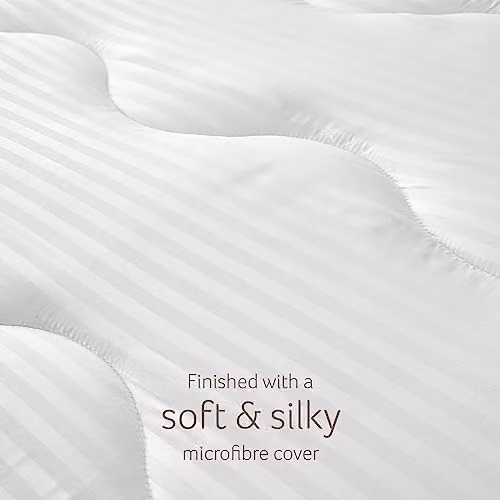 Snuggledown White Hollowfibre Mattress Topper, W/D/H: 135 x 190 cm – 4