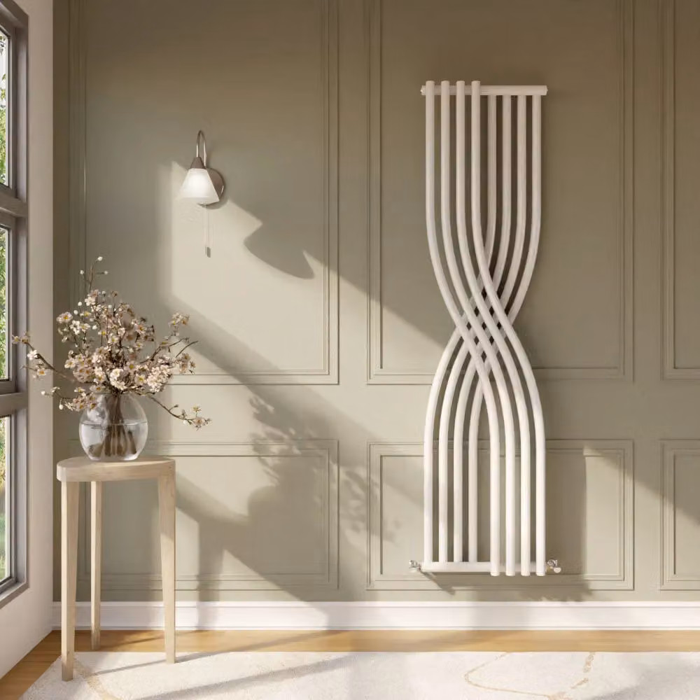 Balterley Spirit Curved Designer Radiator, White, W: 177.5 cm, H: 45 cm – 2