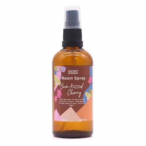 Ancient Wisdom Summer Room Sprays Collection in Amber Bottles