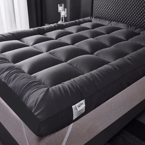 Ezysleep Grey Super King Soft Mattress Topper, 10.16 cm Thick – 3