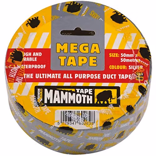 Sika Silver Cloth Duct Tape, Width: 5 cm, Length: 50 m