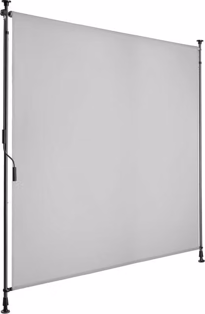 tectake Taija Retractable Awning in Grey, W/D: 310 x 150 cm