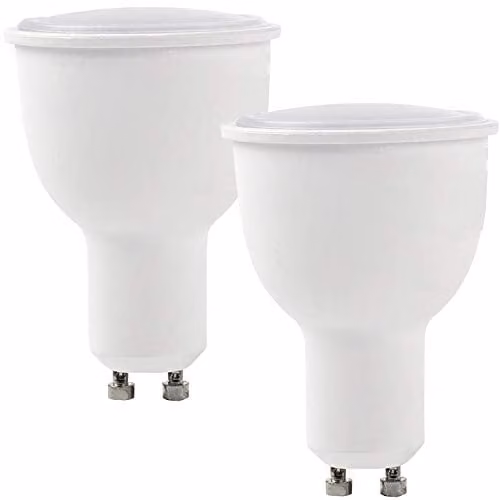 Loops 2 Pack WiFi Colour Changing LED Light Bulbs, 4.5W GU10 Dimmable Smart Lamps in White and Multicolour with Timer and App Control