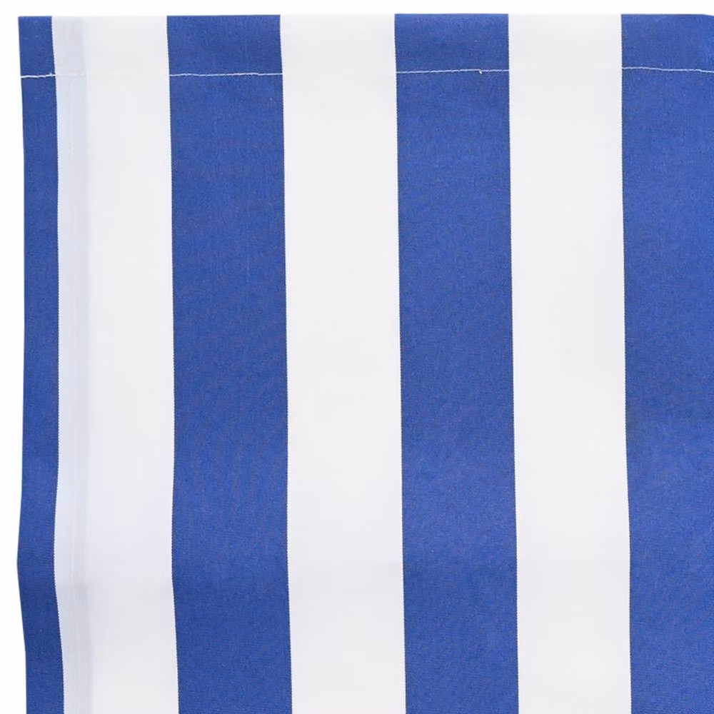 Berkfield Home Awning Valance Blue and White W: 230 cm, H: 20 cm – 3