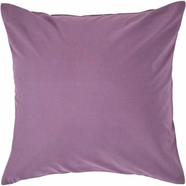 Homescapes 200 Thread Count Egyptian Cotton Percale Housewife Pillowcase, Purple, W: 40 cm