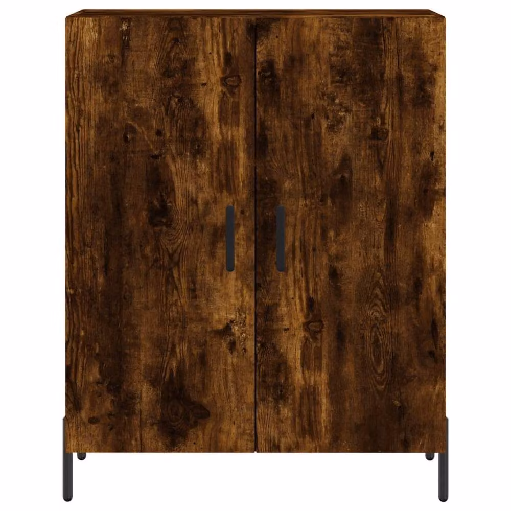 Berkfield Home Smoked Oak Sideboard in Brown, W/D/H: 69.5 x 34 x 90 cm – 4
