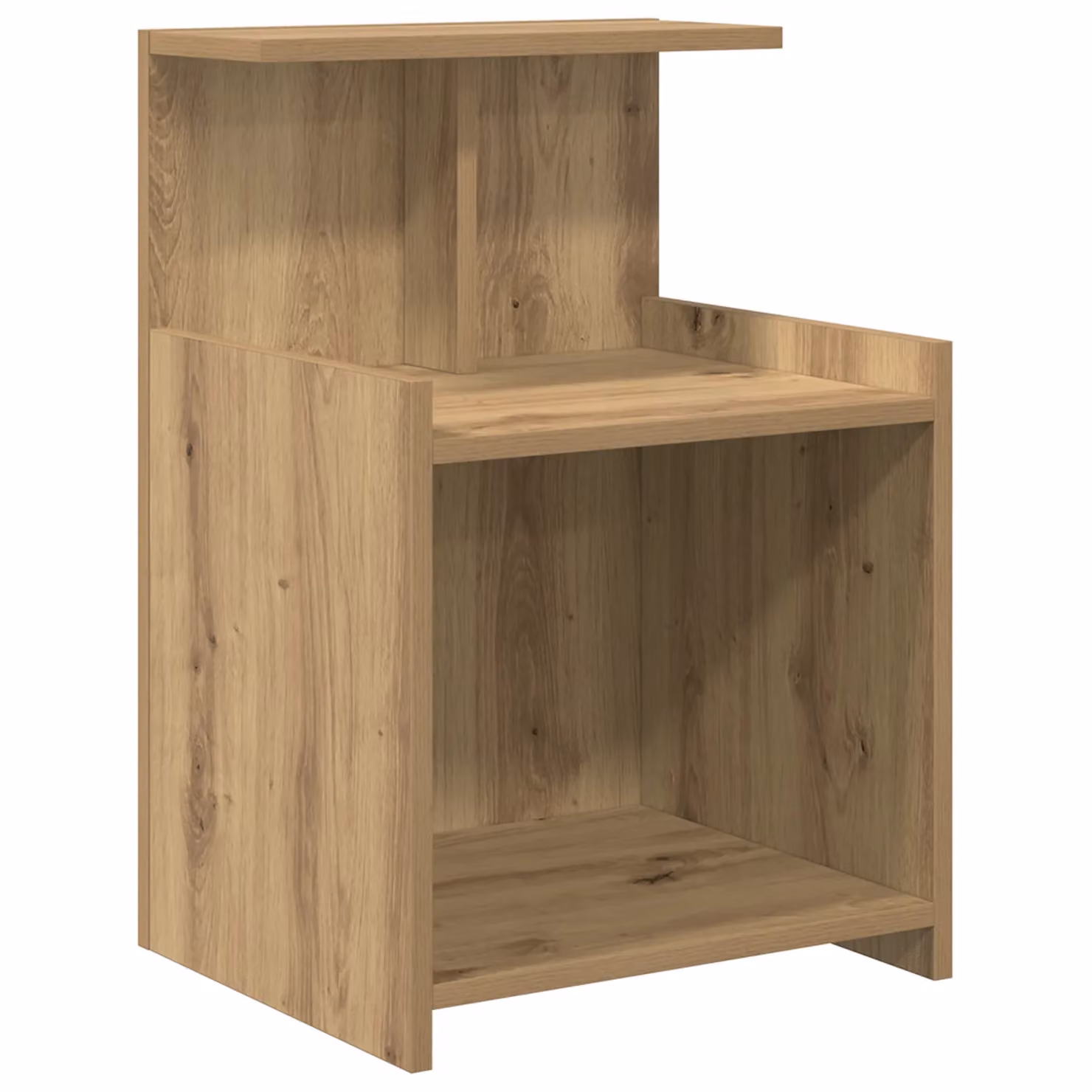 Berkfield Home Artisan Oak Bedside Cabinet in Brown, W/D/H: 40 x 35 x 60 cm – 2