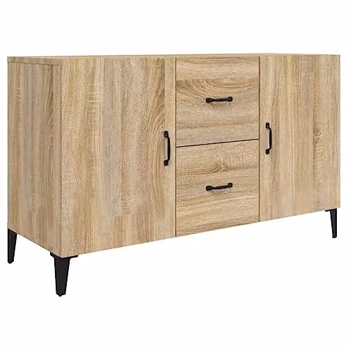 vidaXL Sideboard in Brown Sonoma Oak, W/D/H: 100 x 36 x 60 cm – 1