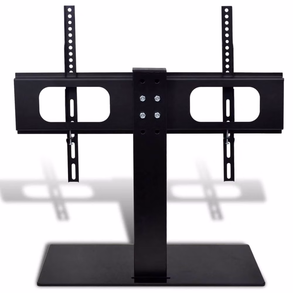 Berkfield Home Pedestal TV Stand for 37-55 Inch Screens, Black – 2