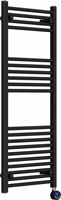 Lux Heat Black Metal Electric Ladder Towel Radiator H 120 cm x W 50 cm – 5