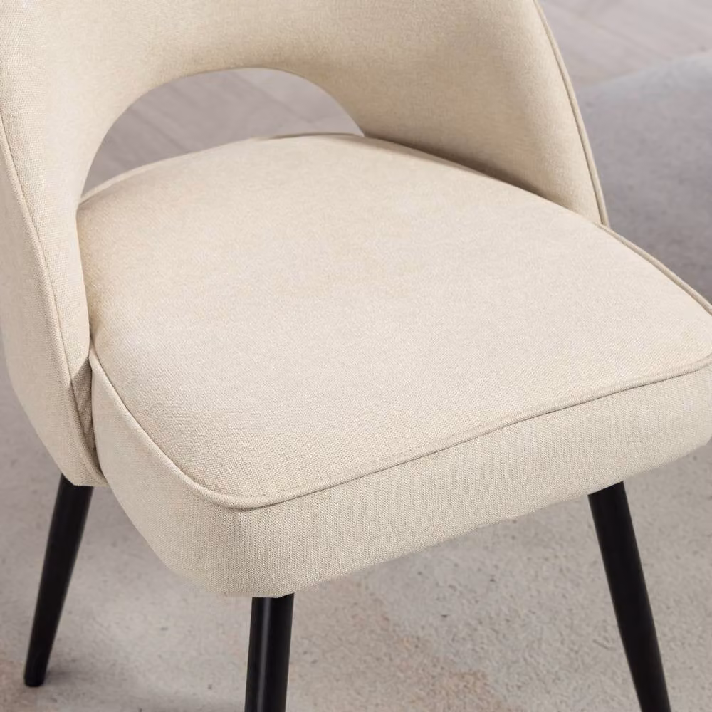 Artemis Home Ashley Fabric Dining Chairs, Set of 2, Beige – 2