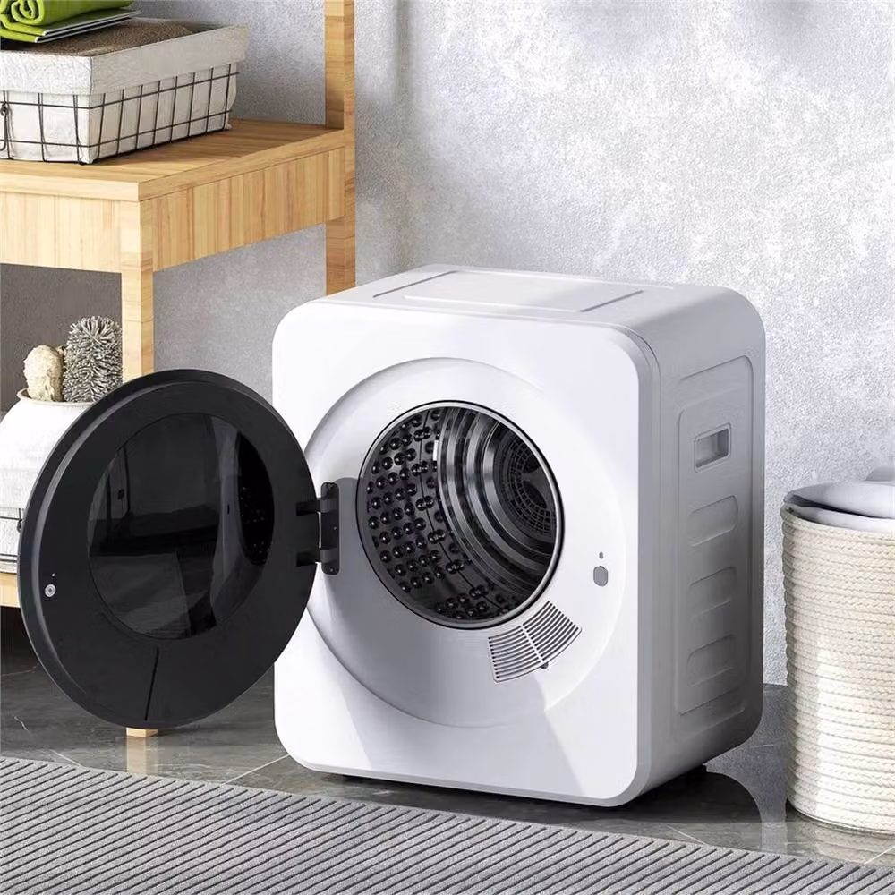 Nordara Compact Vented Tumble Dryer, 4kg, White with Stainless Steel Drum – 3