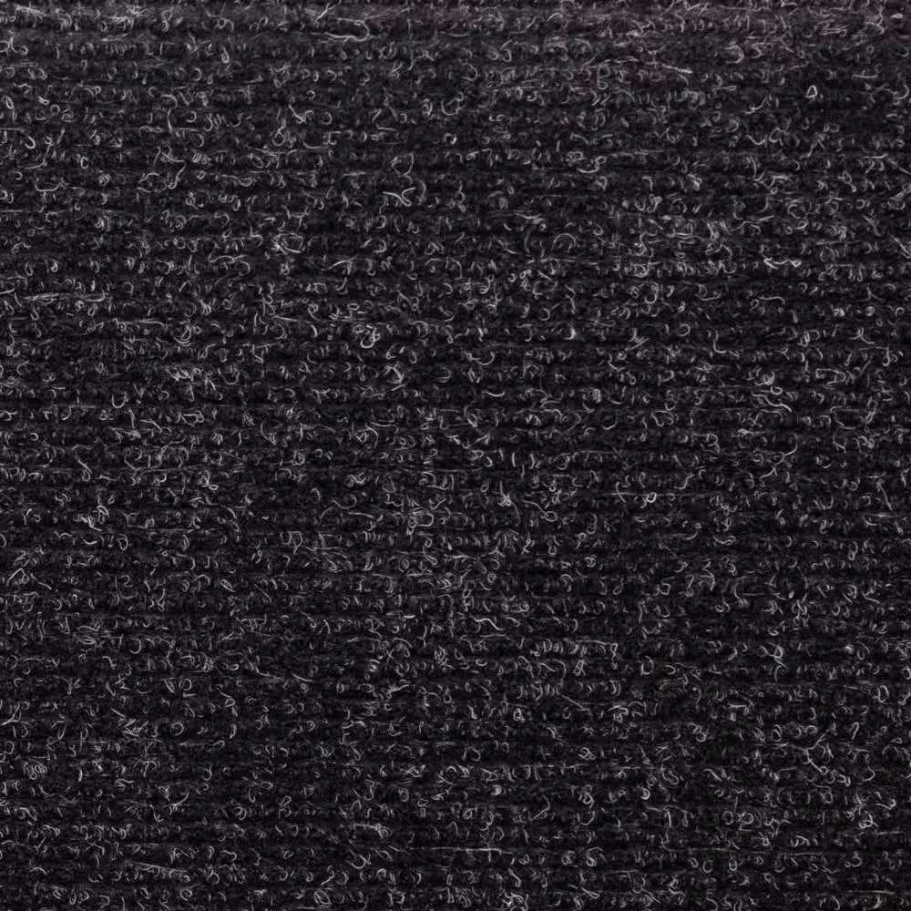 Berkfield Home Non-Slip Needle Punch Stair Mats, 15 Pack, Black, W/D/H: 65 x 21 x 4 cm – 5