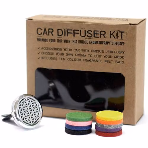 KDMD Flower of Life Car Diffuser Kit, 30mm, Yellow – 2