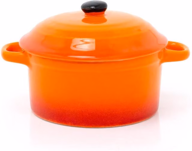 SPETLEK Ovenproof Ceramic Porcelain Pan in Orange