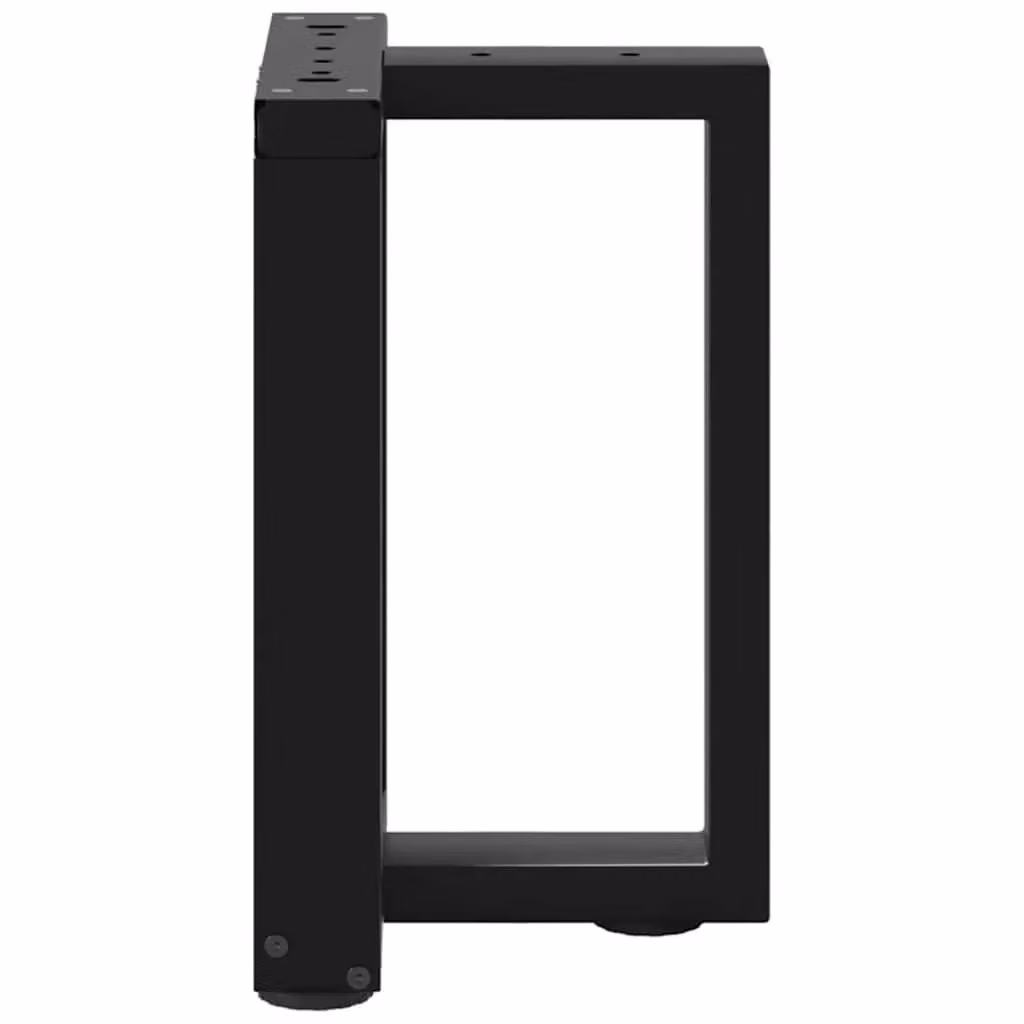 Berkfield Home T-Shaped Steel Coffee Table Legs, Black, W: 28 cm, D: 25 cm, H: 42-43 cm – 4