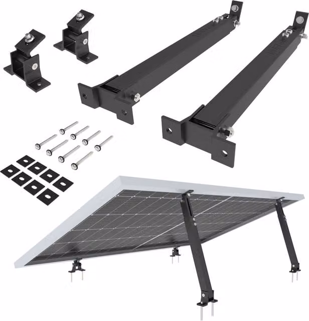 NuaSol Elevation Solar Module Holder in Black