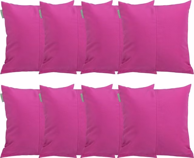 Gardenista Premium Pink Square Garden Scatter Cushion, W/D/H: 45.72 x 45.72 x 45.72 cm