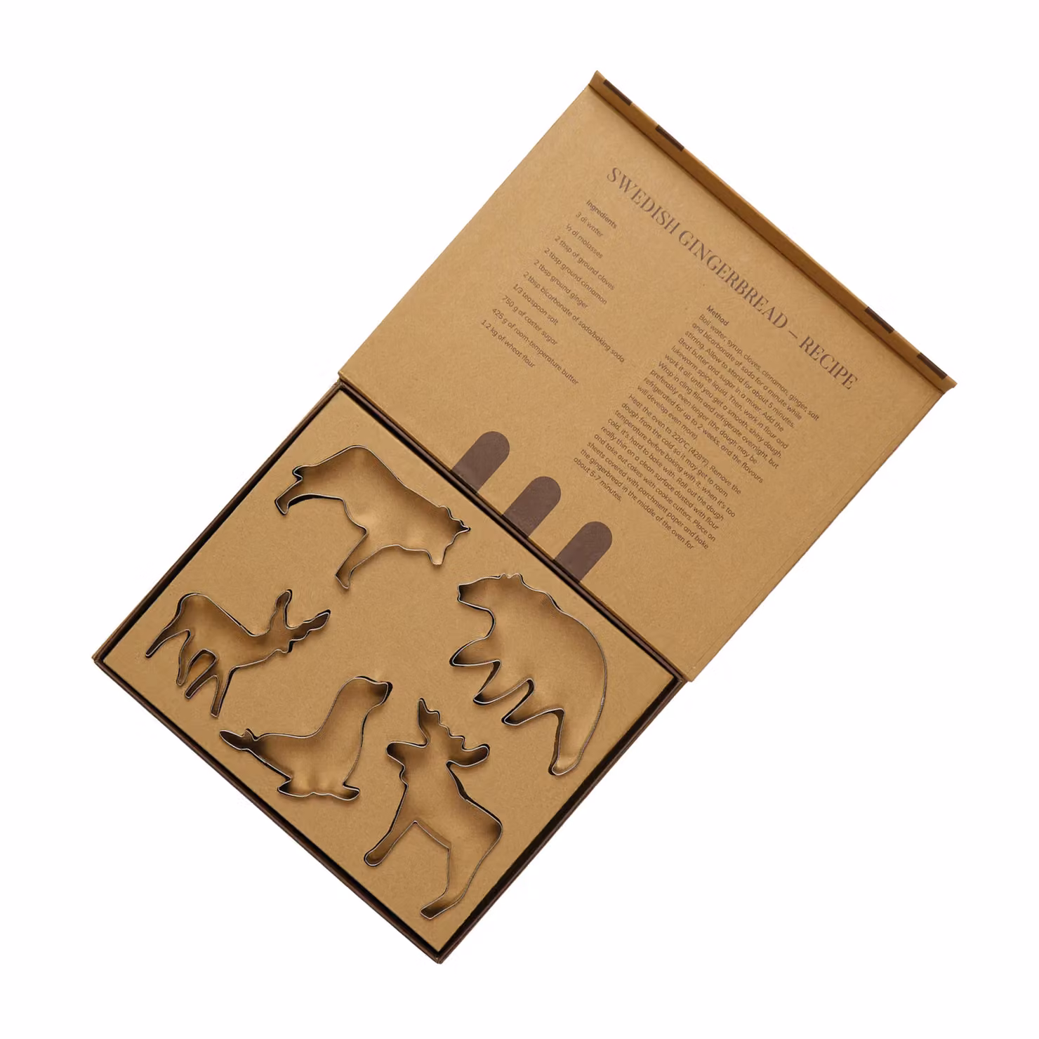 Vinga Nordic Cookie Cutter Set of 5 in Grey Stainless Steel – 2