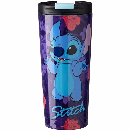 Get Trend Disney Stitch Insulated Stainless Steel Travel Mug, 425 ml, Multicolour – 1