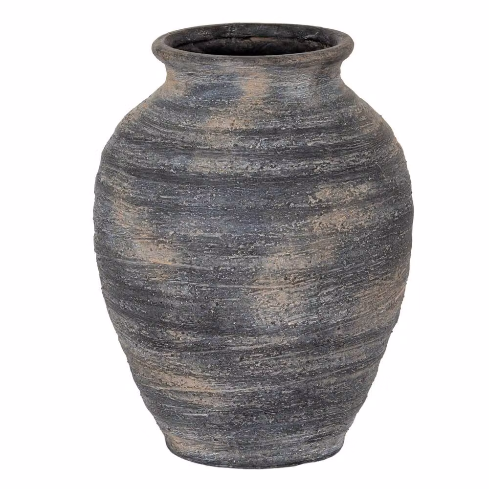 Wyld Haus Bramble Large Dark Ages Layered Ceramic Vase in Black – 2