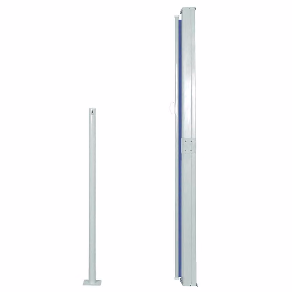Berkfield Home Blue Retractable Side Awning with Steel Frame and Polyester Fabric, W/H: 300 x 170 cm – 3