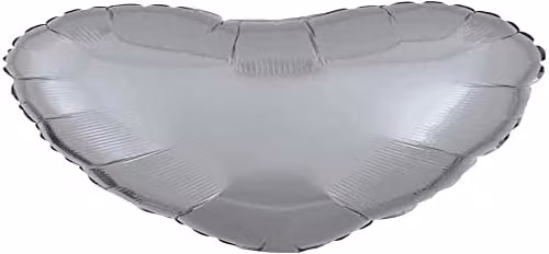 Amscan Metallic Silver Heart Party Decorations