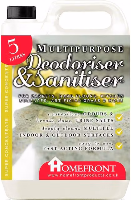 Homefront Multipurpose Deodoriser Sanitiser, Clear, 5kg